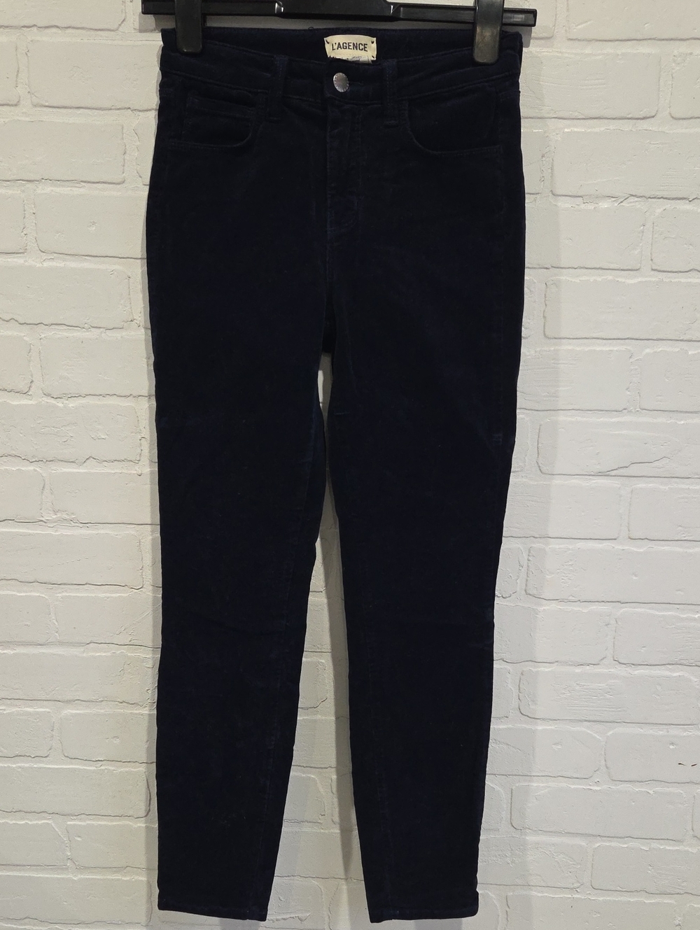 L'AGENCE Navy Skinny Corduroy Jeans